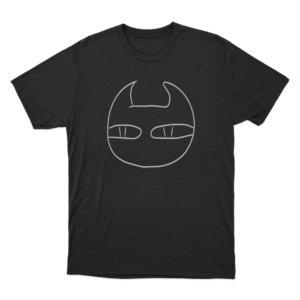 Devil Face T Shirt Black