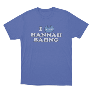 I ZYMMIE HANNAH BAHNG T Shirt Blue